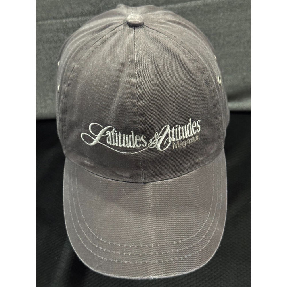 Latitudes & Attitudes Magazine Baseball Cap Men's One Size Embroidered Logo‎ Hat